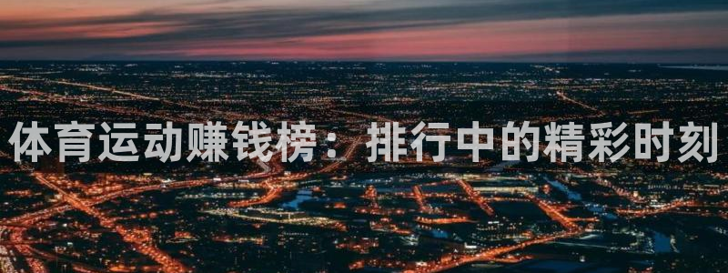 3377体育官网：体育运动赚钱榜：排行中的精彩时刻