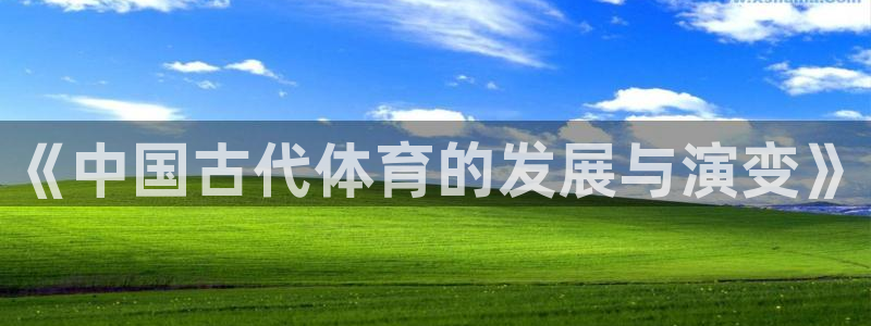 3377体育是正规平台吗：《中国古代体育的发展与演变》